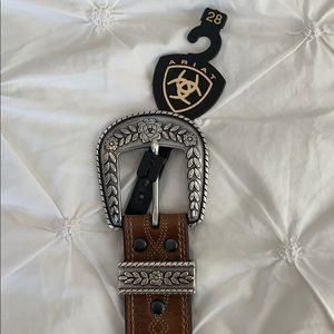 ARIAT | Brown Leather Western Belt